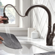 Delta Leland Kitchen Faucet Gold Box